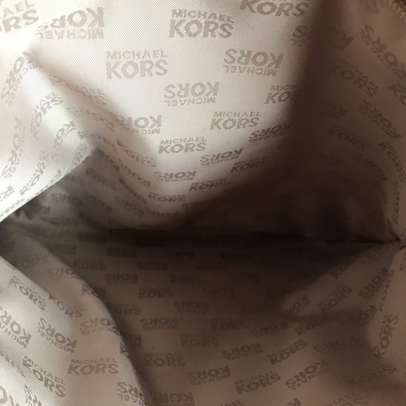 Michael Kors Blue & White Canvas Tote - Picture 8 of 8